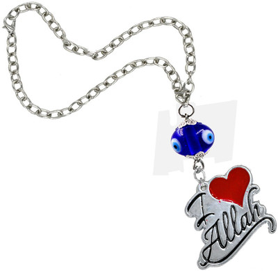 AFH Evil Eye Charm ALLAH Quran I LOVE ALLAH Metal Religious Hanging Car Hanging Ornament(Pack of 1)