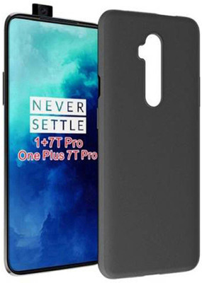 Mozo Back Cover for One Plus 7T PRO, Plain, Case, Cover(Black, Shock Proof, Pack of: 1)