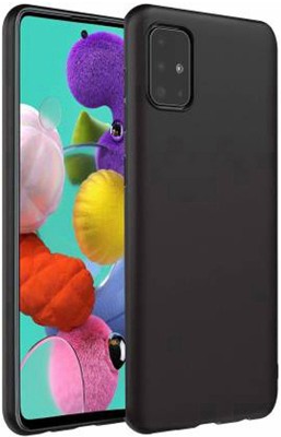 Mozo Back Cover for Samsung m51, Plain, Case, Cover(Black, Shock Proof, Pack of: 1)