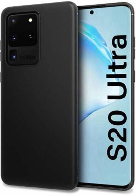 Stunny Back Cover for Samsung Galaxy S20 Ultra, Plain, Case, Cover(Black, Shock Proof, Pack of: 1)