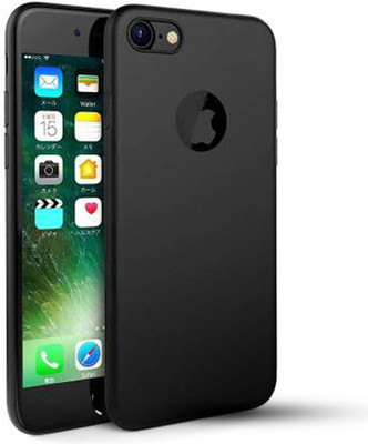 Stunny Back Cover for Apple Iphone 8, Plain, Case, Cover(Black, Shock Proof, Pack of: 1)