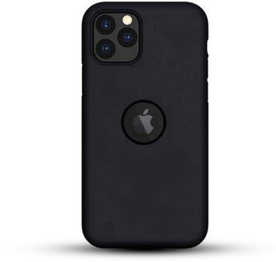 Mozo Back Cover for Apple Iphone 11 pro max, Plain, Case, Cover(Black, Shock Proof, Pack of: 1)