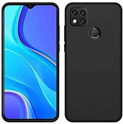 Stunny Back Cover for Poco c3, MI REDMI 9, Plain, Case, Cover(Black, Shock Proof, Pack of: 1)