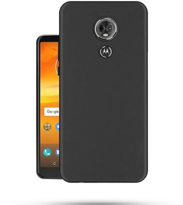 Stunny Back Cover for Motorola Moto E5 plus, Plain, Case, Cover(Black, Shock Proof, Pack of: 1)