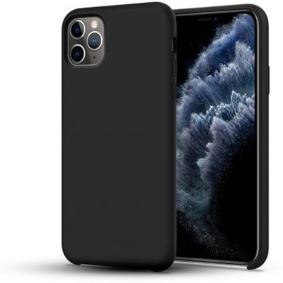 Zuap Back Cover for Apple Iphone 11 pro, Plain, Case, Cover(Black, Shock Proof, Pack of: 1)