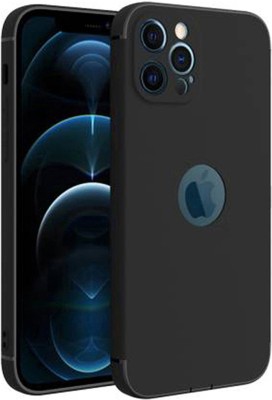 Mozo Back Cover for Iphone 12, 12 pro, Plain, Case, Cover(Black, Shock Proof, Pack of: 1)