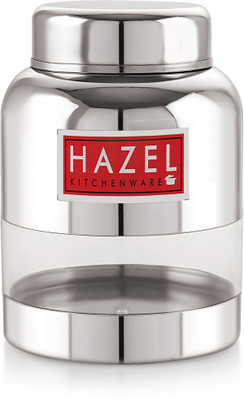 HAZEL Steel Grocery Container  - 600 ml(Silver)
