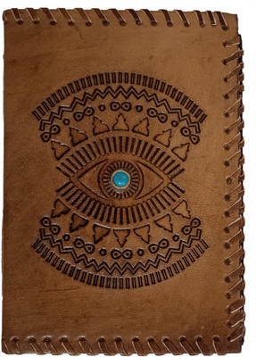 Purpledip Classy Assorted Diary Unruled 200 Pages(Brown)