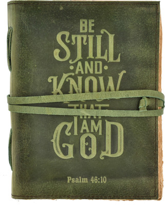 The Vintage Journal Ultra Premium Leather Embossed journal A5 Diary Un-ruled 200 Pages(Green)