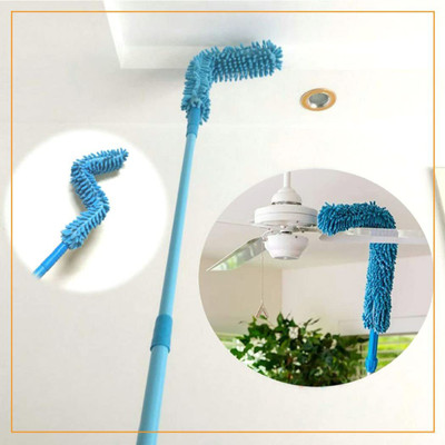 cloud7 Microfiber Cleaning Duster Brush with Extendable Rod Dust Cleaner Wet and Dry Duster Set