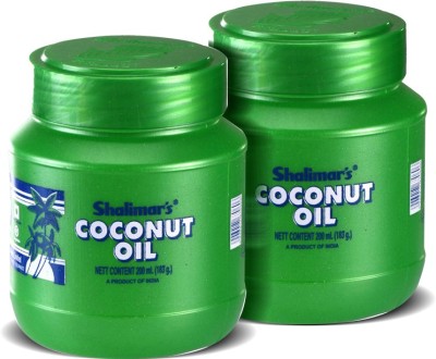 SHALIMARS Coconut oil WM 200ml*2 Coconut Oil Jar(2 x 200 ml)