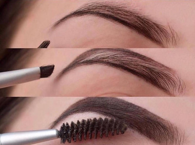 KAIASHA 3 In 1 Black and Brown Eyebrow Powder 10 g(MULTICOLOR)