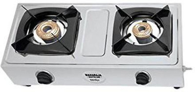 MAHARAJA WHITELINE Stainless Steel Manual Gas Stove(2 Burners)