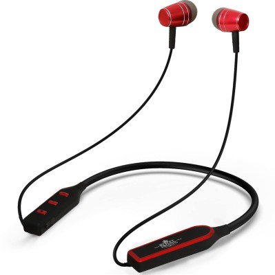 ROYAL RO-880-J Premium Bluetooth Neckband with Mic 30 Hours Battery Backup Bluetooth Headset(Black, In the Ear)