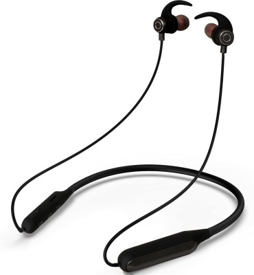 ROYAL RO-555-J Premium Bluetooth Neckband with Mic 30 Hours Battery Backup Bluetooth Headset(Black, In the Ear)