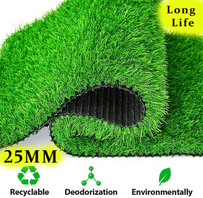 A CUBE LUXURY SOLUTIONS Artificial Grass, PP (Polypropylene) Floor Mat(Green, Medium)
