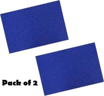 Viihaa PVC (Polyvinyl Chloride) Door Mat(Blue, Large, Pack of 2)