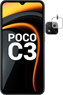 EJZATI Back Camera Lens Glass Protector for POCO C3(Pack of: 1)