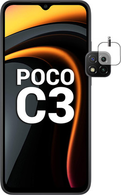 EJZATI Back Camera Lens Glass Protector for POCO C3(Pack of: 1)
