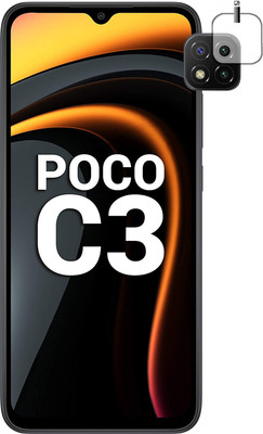 EJZATI Back Camera Lens Glass Protector for POCO C3(Pack of: 1)