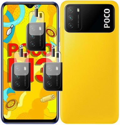 EJZATI Back Camera Lens Glass Protector for POCO M3(Pack of: 3)