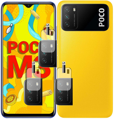 EJZATI Back Camera Lens Glass Protector for POCO M3(Pack of: 3)