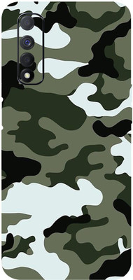 BugguSkin Realme Narzo 30, realme narzo 30 Mobile Skin(Ultra Super Camouflage Military Winter Skin With High Mattte Finish.)