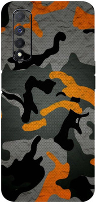 BUGGU Realme Narzo 30 Mobile Skin(Ultra Super Camouflage Military Orange Skin With High Matte Finish.)