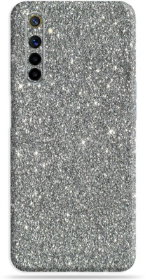 OggyBaba Realme 6, Skin Guard, An Elegant Mobile Skin(Silver Glitter Skin With Ultra Matte Finish)