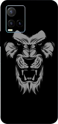 BUGGU vivo Y33T Mobile Skin(Ultra Super Annoyed Black Lion Skin With High Matte Finish.)