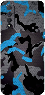 BUGGU Realme Narzo 30 Mobile Skin(Ultra Super Camouflage Military Blue Skin With High Matte Finish.)