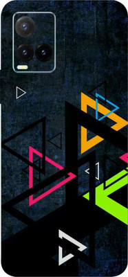 BUGGU vivo Y33T Mobile Skin(Ultra Super Color Triangle Skin With High Matte Finish.)