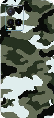 BUGGU vivo Y33T Mobile Skin(Ultra Super Camouflage Military Winter Skin With High Matte Finish.)