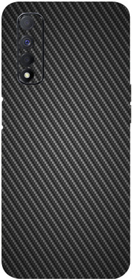 LAMHA REALME NARZO 30 Mobile Skin(Ultra Super Black Carbon Fiber With High Matte Finish.)