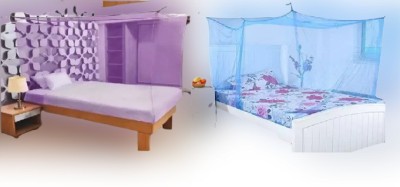 Nissi HDPE - High Density Poly Ethylene Adults Washable MOSQUITO NET Mosquito Net(Purple, Blue, Bed Box)