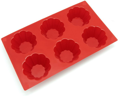 TRENDING PRODUCTS VILLA Silicone Cupcake/Muffin Mould 6(Pack of 1)