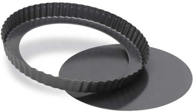 Mobfest Pizza Pie Tray Non-Stick Round Cake and Pizza Maker Plate Bakeware Dish 9 Inch Baking Pan(Microwave Safe)