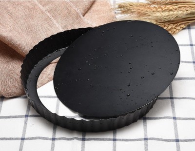 Giffy ® 9 Inch Non Stick PieTart Pan Loose Bottom Round Quiche Pan for Oven Baking Baking Pan(Microwave Safe)