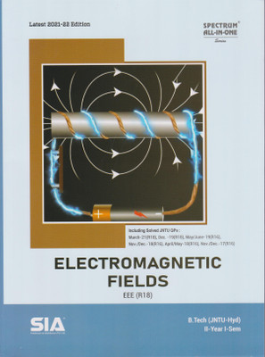 Electromagnetic Fields B.Tech II-Year I-Sem (R18) EEE JNTU Hyderabad Latest 2021-22 Edition(Paperback, SIA)