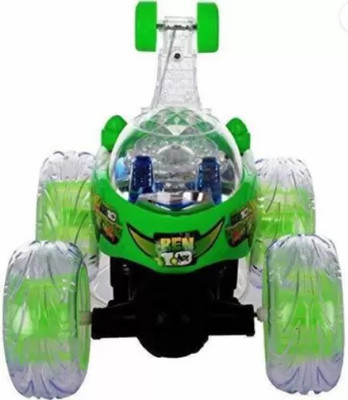 Kid Kraze Rechargeable Remote Control Twisting Stunt Car with 360 Degrees Rotation N64(Multicolor)