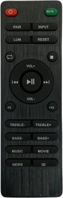 Cezo Home Theater Remote Control Compatible For Boat Home Theater Remote Control BOAT Remote Controller(Black)