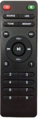 Cezo Home Theater Remote Control Compatible for Home Theater INTEX Remote Intex Remote Controller(Black)