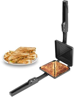 Strobine Aluminium Hand Toaster, Gas Toaster, Sandwich Maker, Hand Toaster, Gas Griller Grill, Toast