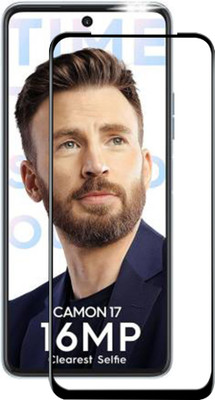 VAlight Edge To Edge Tempered Glass for Tecno Camon 17(Pack of 1)