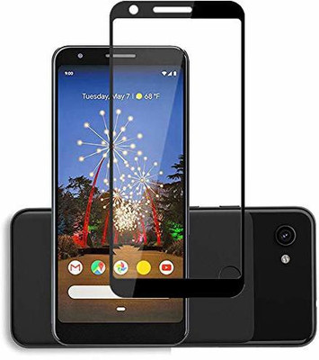 welldesign Edge To Edge Tempered Glass for Google Pixel 3a, Pixel 3a(Pack of 1)