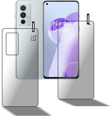 PONDRIK Front and Back Screen Guard for OnePlus 9RT 5G(Pack of 2)
