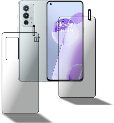 PONDRIK Front and Back Screen Guard for OnePlus 9RT 5G(Pack of 2)