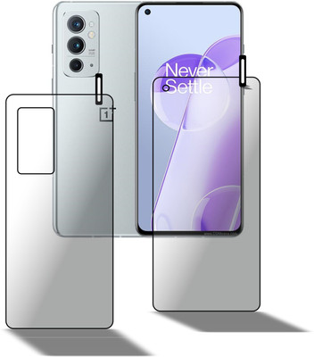 PONDRIK Front and Back Screen Guard for OnePlus 9RT 5G(Pack of 2)