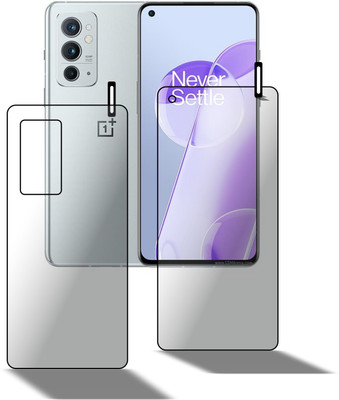 PONDRIK Front and Back Screen Guard for OnePlus 9RT 5G(Pack of 2)