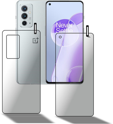 PONDRIK Front and Back Screen Guard for OnePlus 9RT 5G(Pack of 2)